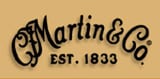 Logo that reads CF Martin & Co. Est. 1833 in black font against a tan background
