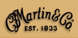 Logo that reads CF Martin & Co. Est. 1833 in black font against a tan background
