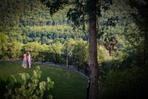 Wedding couple - outdoor wedding - Pocono wedding