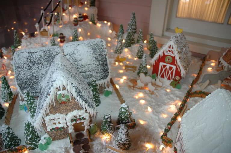 gingerbread village