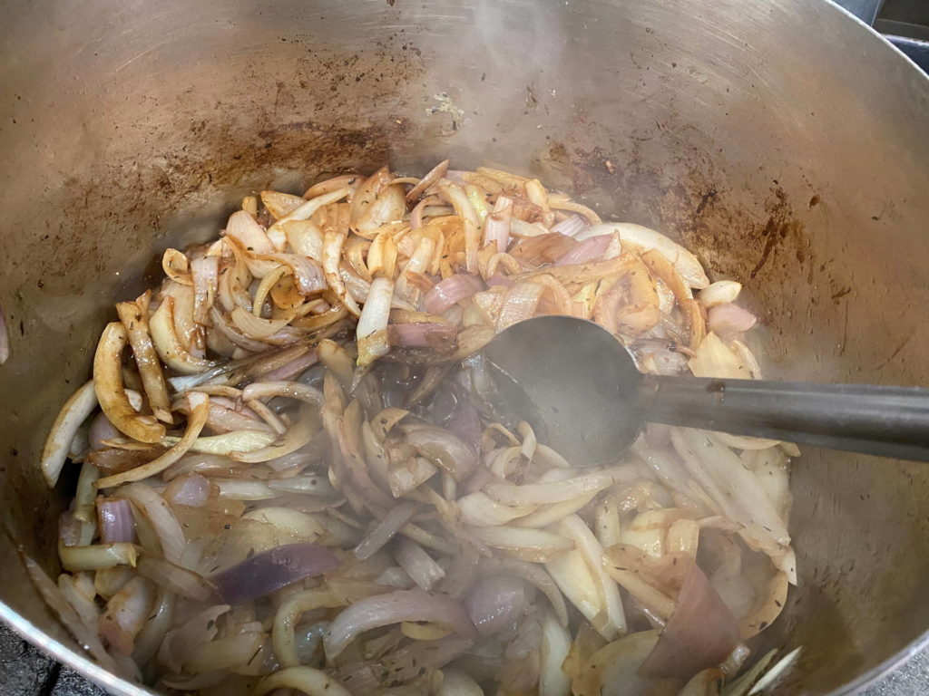 caramelized onions for soup