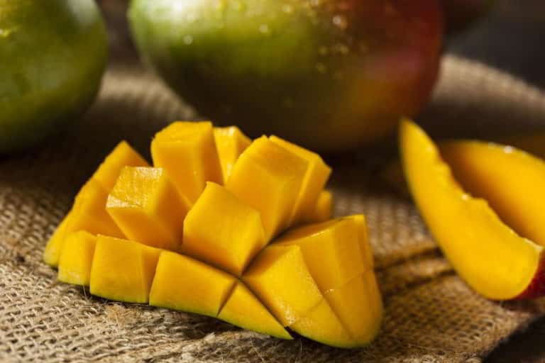 Organic Colorful Ripe Mangos