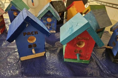 Colorful birdhouses
